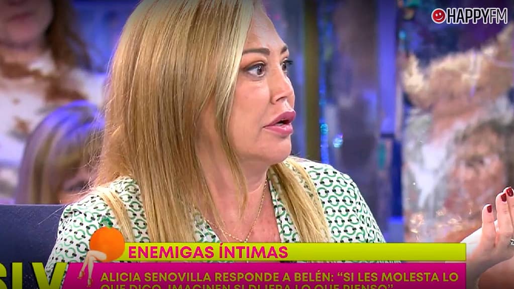 Belén Esteban estalla en 'Sálvame' tras las insinuaciones de Alicia Senovilla